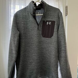 MEN’S UNDER ARMOUR GRAY PULLOVER